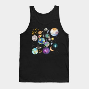 Galactic Collage Tank Top